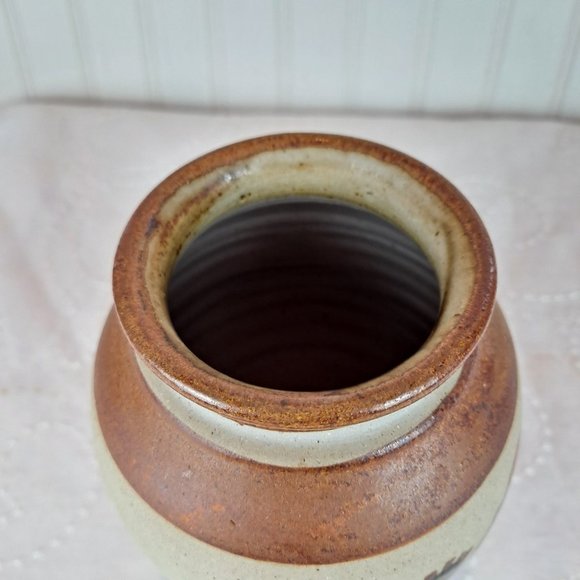 Pottery Vase Cactus Siesta signed Mexico - Picture 7 of 8